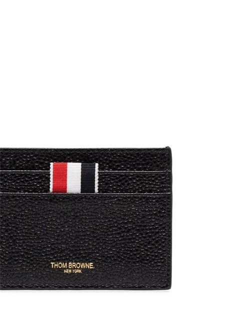 Portafoglio in pelle nera THOM BROWNE | FAW035A00198001